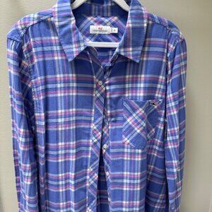 Vineyard Vines women's flannel shirt, size 14